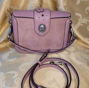 Coach Page Crossbody with Tea Rose Tooling